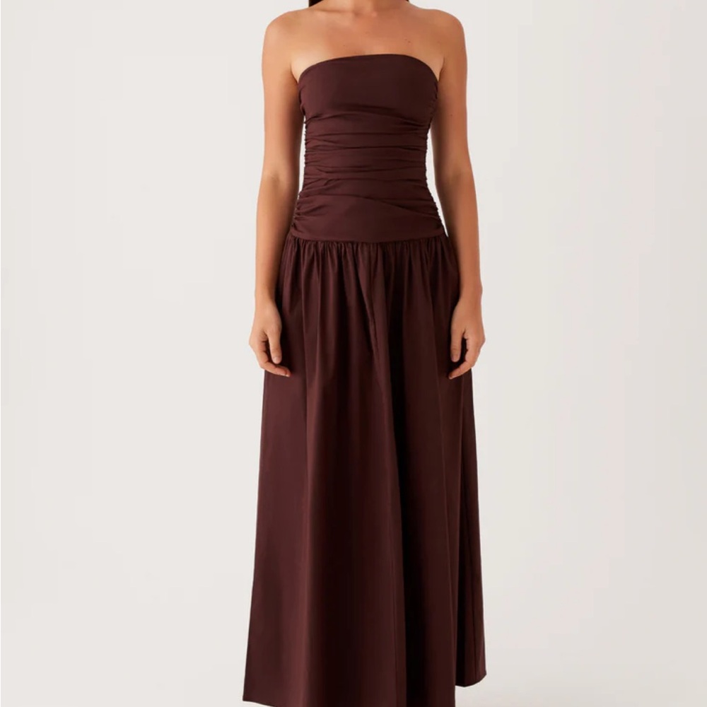 NWOT Peppermayo Carmel maxi dress- brown